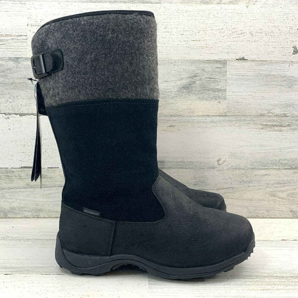 Baffin Denmark Black Waterproof Mid-Calf Snow Boot